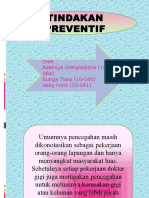 Presentasi DPH Klp. 8 - Tindakan Preventif