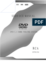 Home Theatre RCA RTD152 Service Manual