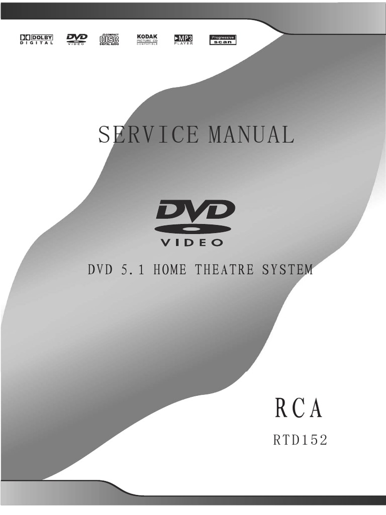 Home Theatre RCA RTD152 Service Manual | PDF | Electrostatic Discharge ...