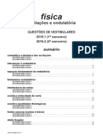 Física - Oscilações e Ondulatória - Questões de Vestibulares de 2016