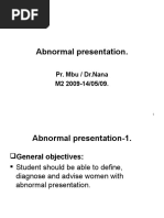 Abnormal Presentation.M2ppt