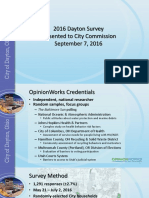 Dayton Survey Results