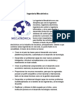 Ingeniería Mecatrónica. orientacion