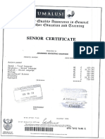 Senior Certificate