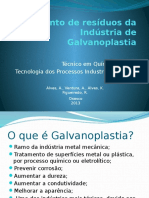 Tratamento de Resíduos Da Indústria de Galvanoplastia