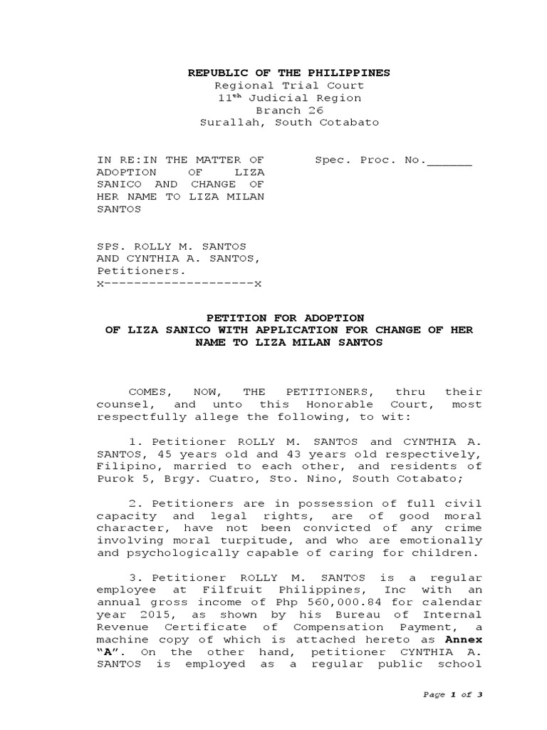 petition-for-adoption-sample-common-law-public-law