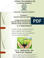 Nutricion Vegetal Unidad 1