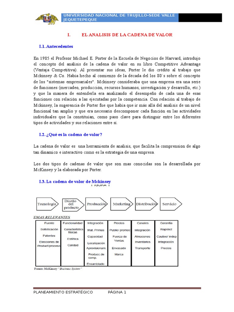 Analisis de La Cadena de Valor | PDF | Cadena de valor | Distribución ...