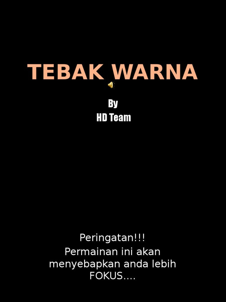 Tebak Warna Pdf