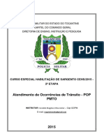 APOSTILA DE ATENDIMENTO DE OCORRÊNCIAS DE TRÂNSITO 2º Mod PDF