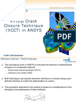 Virtual Crack Closure Technique (VCCT) in Ansys: © 2011 CAE Associates