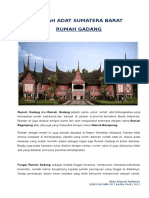 Rumah Adat Sumatera Barat