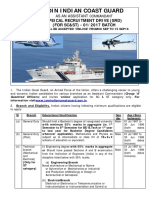 Join Indian Coast Guard: Speical Recruitment Drive (SRD) (FOR SC&ST) - 01/2017 BATCH