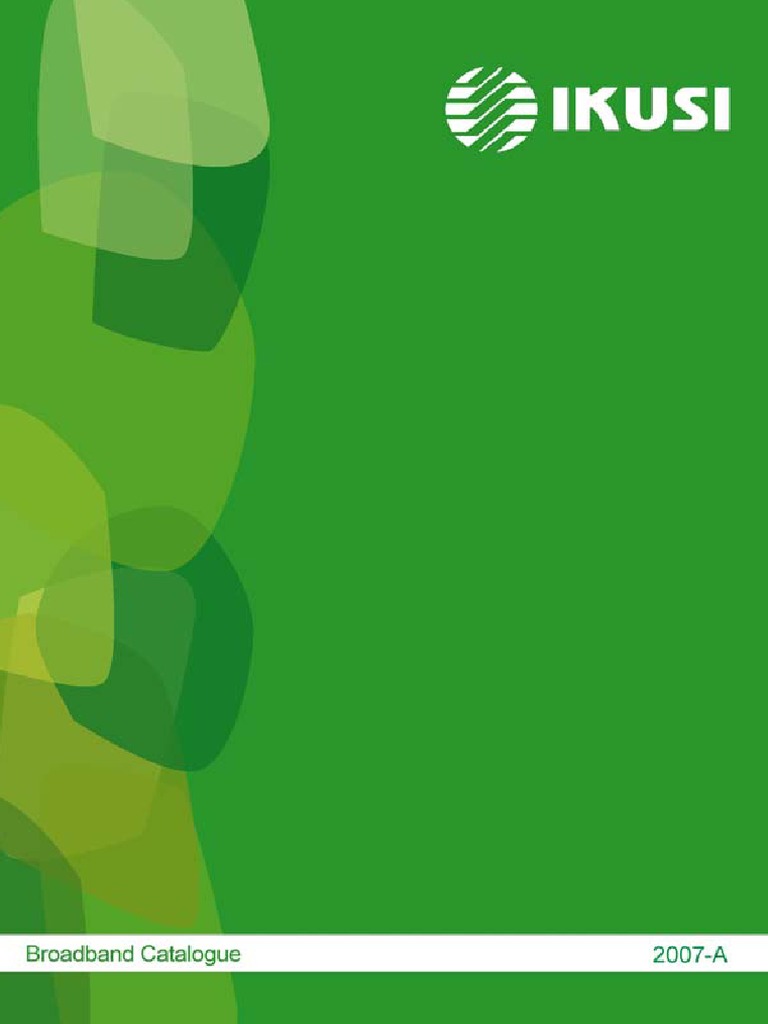 Ikusi Broadband Catalogue | PDF