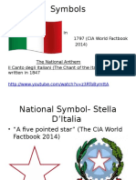 Symbols: The Italian Flag Designed by Napoleon in 1797 (CIA World Factbook 2014)