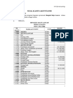 Soal Akuntansi MYOB - Bengkel Maju Lancar