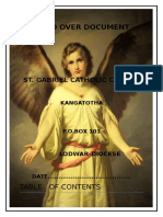 Hand Over Document: St. Gabriel Catholic Church
