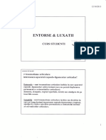 Entorse Și Luxații PDF