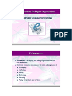 Electronic Commerce Systems: IT Applications For Digital Organizations