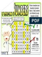 Prime Numbers Poster