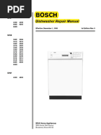 Bosch Dishwasher Multi-Model Test Programs | Dishwasher | Switch