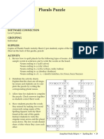 Plurals Puzzle PDF