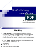 Textile Finishing Introduction