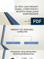 Presentasi Perakitan Komputer