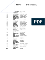 Bio 12 THR THVW 1: Semester, 2016-2017