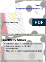 Topic 22: Communication in Business