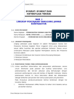 Spesifikasi Teknis Drainase PL. 2016