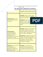 The Cognitive Domain Involves Knowledge and The Development of Intellectual Skills