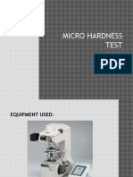 Micro Hardness Test: Group-4