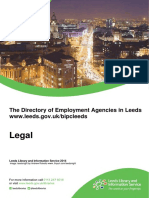 Legal: The Directory of Employment Agencies in Leeds WWW - Leeds.gov - Uk/bipcleeds