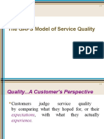 The GAPS Model of Service Quality