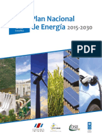 VII Plan Nacional de Energia 2015-2030