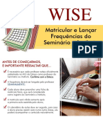 Instruã Ã - Es - Como Lanã Ar Frequãšncias No Seminã-Rio e Instituto (Sem Matrã PDF