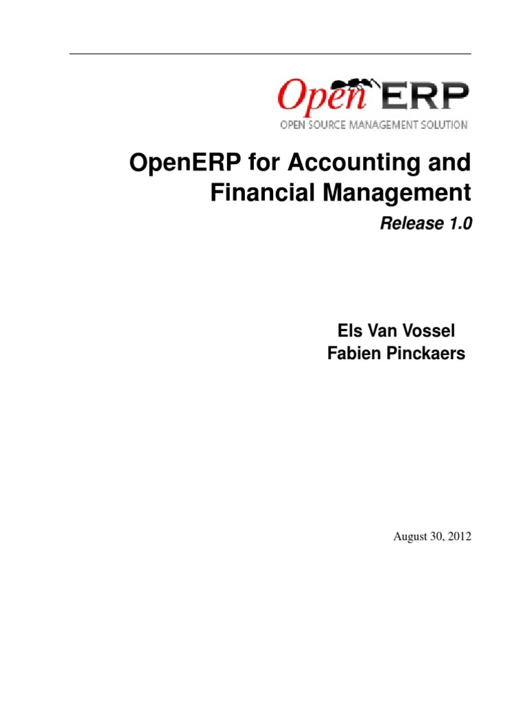 Openerp 61 Documentation PDF | PDF | Receipt | Debits And Credits