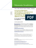 Prescripciones Curriculares PDF