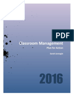 Classroom Management Plan