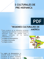 Regiones Culturales de America Pre Hispanica