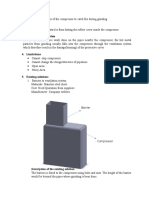 Protect Compressor from Grinding Sparks