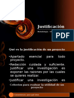 5. Justificación