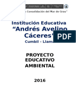 Proyecto Educativo Ambiental A.A.C