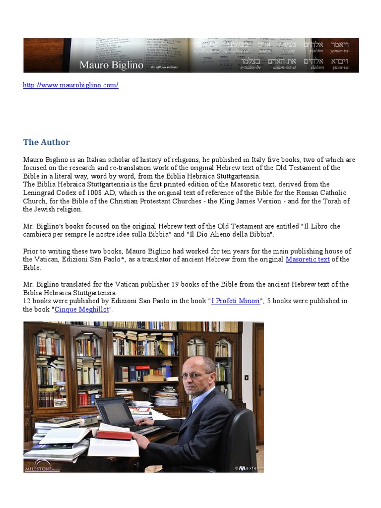 Mauro Biglino Pdf Bible Angel