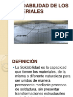 Soldabilidad de Los Materiales PDF