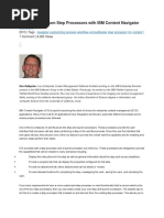 Developing Custom Step Processors With IBM Content Navigator