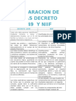 Comparacion de Notas Decreto 2649 y Niif