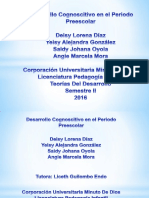 Desarrollo Cognoscitivo en El Periodo de Preescolar PDF