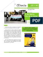 08 de Marzo, Día de La Mujer A2 PDF